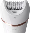 Эпилятор Philips BRE730/10 скор.:2 насад.:5 белый