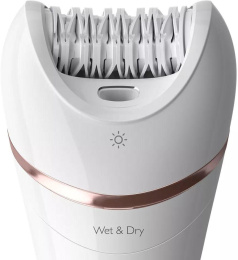 Эпилятор Philips BRE730/10 скор.:2 насад.:5 белый