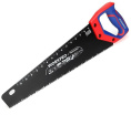 Ножовка WorkPro WP215040 350мм эргономичная ручка, со шкалой, прочное пильное полотно SK5, острые зубья с тройной заточкой, конструкция больших и малых зубьев для более быстрого