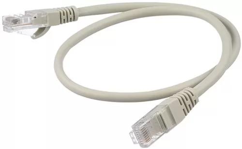 Патч-корд GoPower RJ-45 m -RJ-45 m 2.0м кат.5е ПВХ 26AWG серый в пакете 1/125