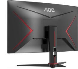 МОНИТОР 27" AOC C27G2E Black-Red VA, изогнутый, 1920x1080, 165Hz, 1 ms, 178°/178°, 350 cd/m, 80M:1, +2xHDMI 2.0, +DP C27G2E/BK