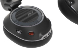 Гарнитура POLY B8200, для компьютера, мониторные, Bluetooth, черный [208769-01]