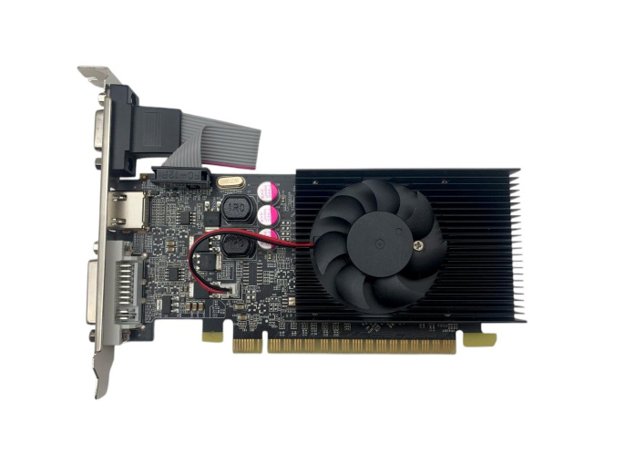 Видеокарта CBR G210 1Gb GDDR5, 64bit, 589Mhz, 1*HDMI + 1*DVI + 1*VGA, 31W, Ret [VGA-STX210-1G-RTL]