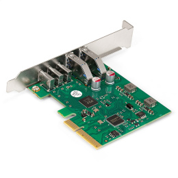 Контроллер ExeGate EXE-313V2-2A3C 10Gbps PCI-E x4 v3.0, USB3.2 Gen2 2xType-A + 3xType-C ext., SuperSpeed+ скорость до 10 Гбит/с. EX299800RUS