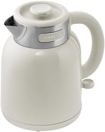 Чайник электрический Galaxy Line GL 0363 1.5л. 1800Вт бежевый корпус: нерж.сталь/пластик 7010103637