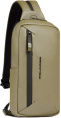 Рюкзак слинг Piquadro Corner 2.0 CA6466C2OW/VE3 хаки полиуретан
