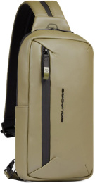 Рюкзак слинг Piquadro Corner 2.0 CA6466C2OW/VE3 хаки полиуретан