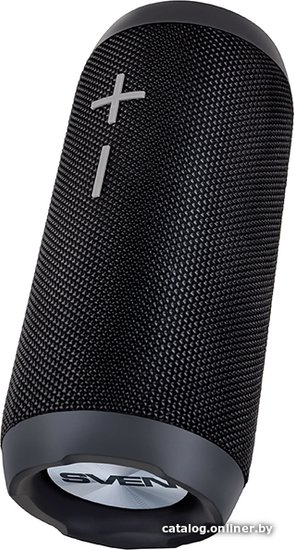 Портативная колонка Sven PS-210 Black Беспроводная передача сигнала по Bluetooth, 12 2 х 6 Вт, защита от воды IPx6 , воспроизведение музыки с USB-flash и microSD