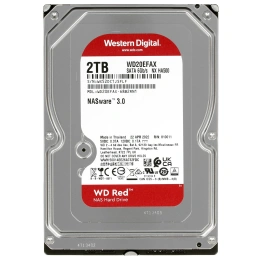 Жесткий диск HDD 3.5" SATA-III WD 2Tb Red WD20EFAX 5400rpm 256Mb 6Gb/s