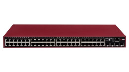 Коммутатор QTECH Реестр МПТ Управляемый коммутатор уровня L2+, 48 портов 10/100/1000BASE-T, 4 порта 100/1000BASE-X SFP, встроенный БП, 100-240В AC