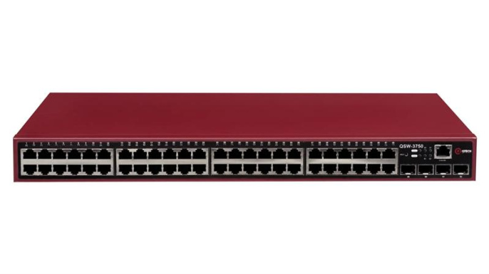 Коммутатор QTECH Реестр МПТ Управляемый коммутатор уровня L2+, 48 портов 10/100/1000BASE-T, 4 порта 100/1000BASE-X SFP, встроенный БП, 100-240В AC