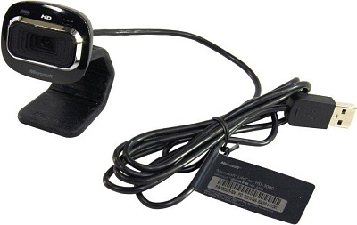 Веб-камера Microsoft Webcam LifeCam HD-3000, USB 2.0, 1280*720, Mic, Black