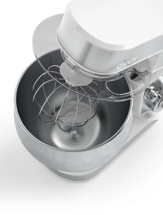 Миксер планетарный Candy CM-501, 900Вт, серебристый/белый [f00nh0m00ru]