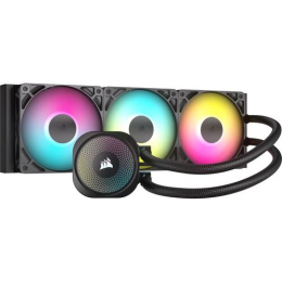 Система жидкостного охлаждения Water Cooling System Corsair NAUTILUS 360 ARGB 360mm, Black, ARGB/ Fans: 3x120mm, 72.8CFM, 36dBA, 1700RPM/ S: 1851, 1700, AM5, AM4 CW-9060093-WW