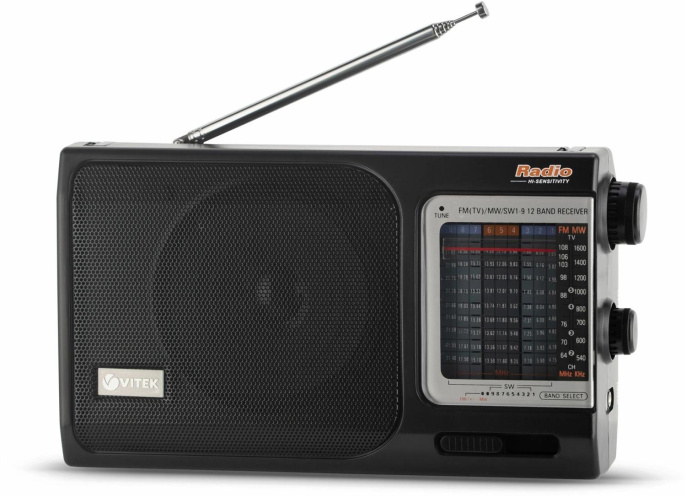 Радиоприемник Vitek VT-3582,  черный