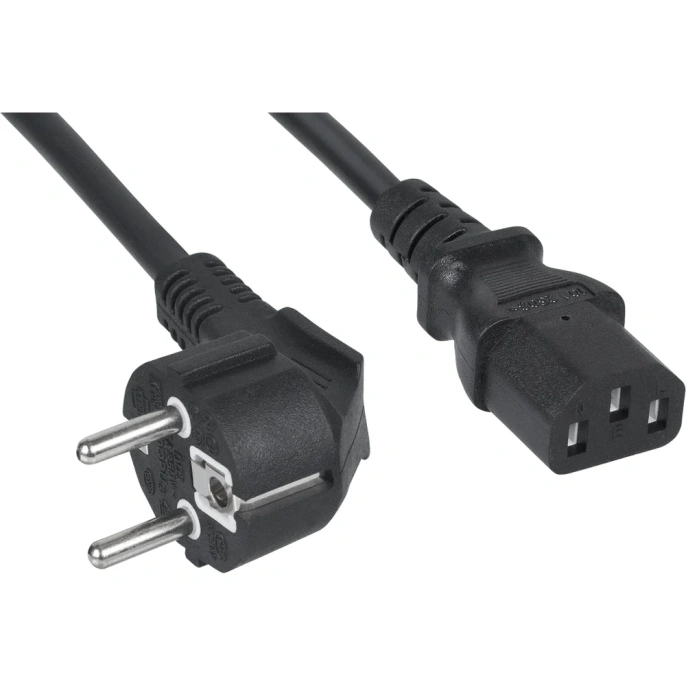 Cabeus PC-186-VDE-0.6M Кабель питания компьютера (Schuko+C13) (3x0.75), 0,6м