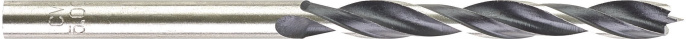 Сверло Milwaukee 5х85мм хвостовик 5мм 4932363653 трехточечное, для сверления в ДВП, фанере, ДСП и любых мягких и твердых пород дерева, DIN 7487E