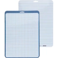 Двусторонняя маркерная доска Calligrata A4, клетка/линейка, синяя Д4_01 4235661