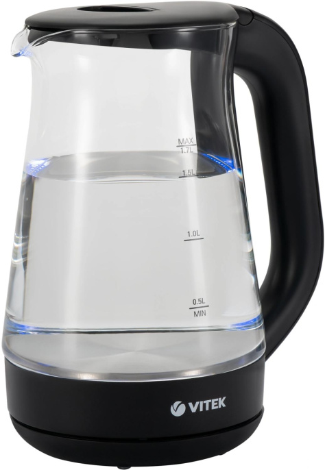 Чайник электрический Vitek VT-8803, 1.7л, стекло