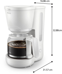 Кофеварка капельная Philips HD7411/00 белый