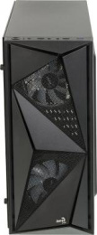 Корпус Aerocool Glider Cosmo-G-BK-v1 черный без БП ATX 2x120mm 2xUSB2.0 1xUSB3.0 audio