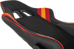 Кресло игровое Zombie VIKING 4 AERO черный/красный ткань/эко.кожа с подголов. крестов. пластик (VIKING 4 AERO RED)
