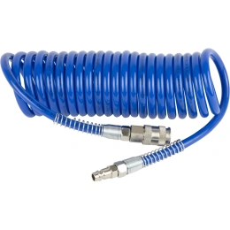 Шланг пневматический спиральный с брс 5 м, 6.5x10 мм Optimus OPT-7655 (OPT-7808)