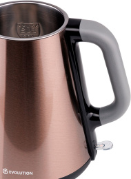Электрический чайник EVOLUTION KP17153 Steel gold