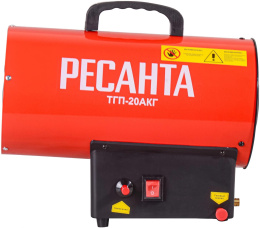 Газовая тепловая пушка Ресанта ТГП-20АКГ,  15кВт, красный [67/1/47]