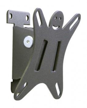 Кронштейн для телевизора Holder LCDS-5002, 10-26", настенный, наклон,  металлик [lcds-5002 metallic]