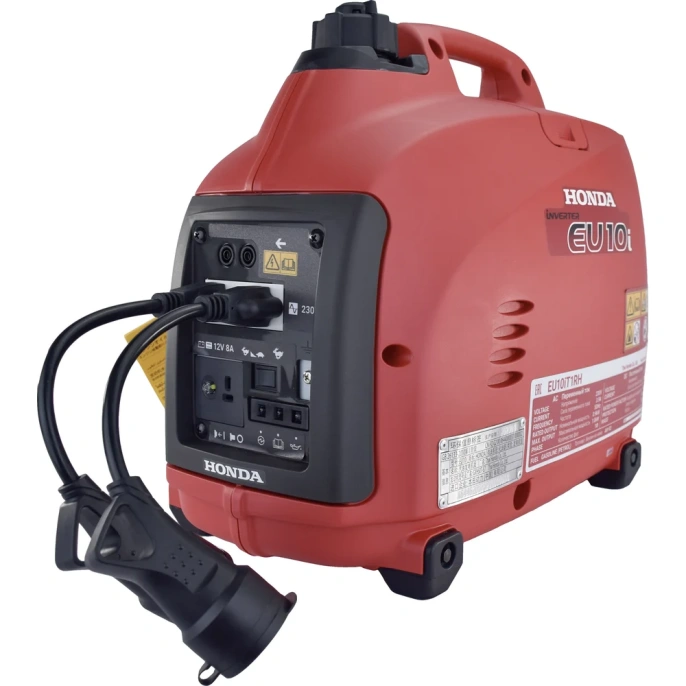 Бензиновый инверторный генератор HONDA EU 10 I + переходники на евро розетки EU10IT1RH