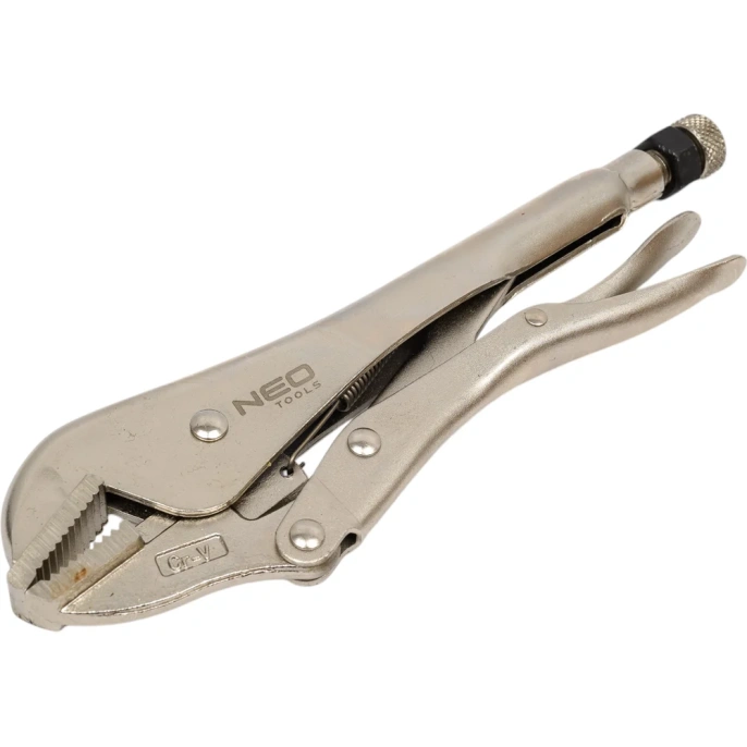 Зажимные клещи NEO Tools 250 мм прямые губки 01-217