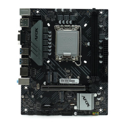 Материнская плата AFOX INTEL B760 s1700, 2xDDR4 64GB , 1xPCIe 4.0x16, 1xPCIe x1, 1xMPCIe, 1xHDMI, 1xD-Sub, 1xLAN 1GbE , 3xSATA, 1xM.2, 4xUSB 3.0, 2xUSB 2.0, 2xPS/2, mATX