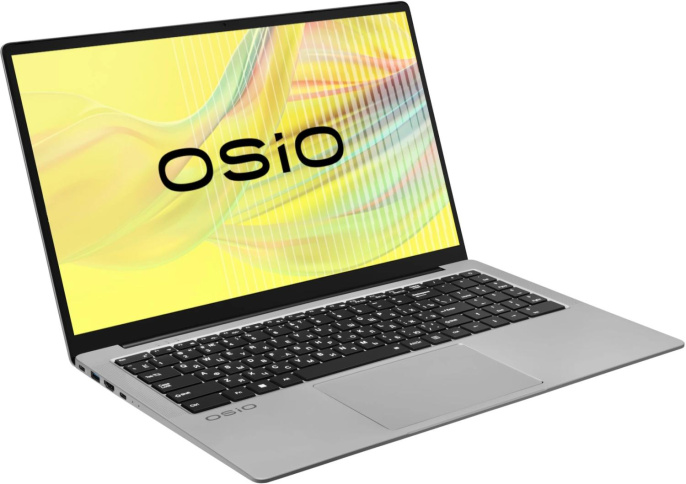 Ноутбук Osio FocusLine F160i-015 Core i5 1235U 16Gb SSD512Gb Intel Iris Xe graphics 16.1" IPS FHD (1920x1080) без ОС grey WiFi BT Cam 6000mAh