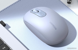 Беспроводная компьютерная мышьUGREEN MU105 90671 2.4G Wireless Mouse. Цвет: пыльный синий