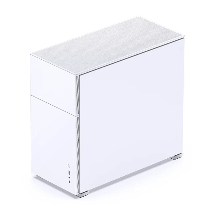 Корпус JONSBO D41 STD, Midi-Tower, TG, no fan, 1xUSB-A 3.2 + 1xUSB-C 3.2, ATX, mATX White D41 STD White