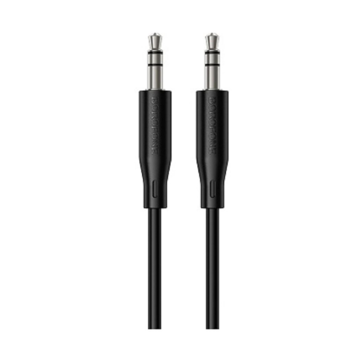 BOROFONE BL26/ AUX аудио кабель/3.5 mm jack - 3.5 mm jack/ 1m/ черный (B-22170)