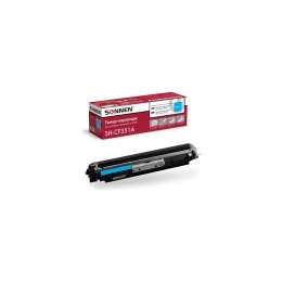 Лазерный картридж SONNEN SH-CF351A для HP СLJ Pro M176/177, высшее качество, голубой, 1000 страниц 363951