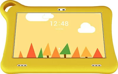 Детский планшет Alcatel Tkee Mini 2 9317G 7'' WSVGA(1024x600) TN/MediaTek/MTK8167D/ Quad/1GB/32GB/no3G/WiFi/4.2/2.0MP+2.0MP/microSD/2580mAh/440g/Android 10/ YELLOW+ORANGE