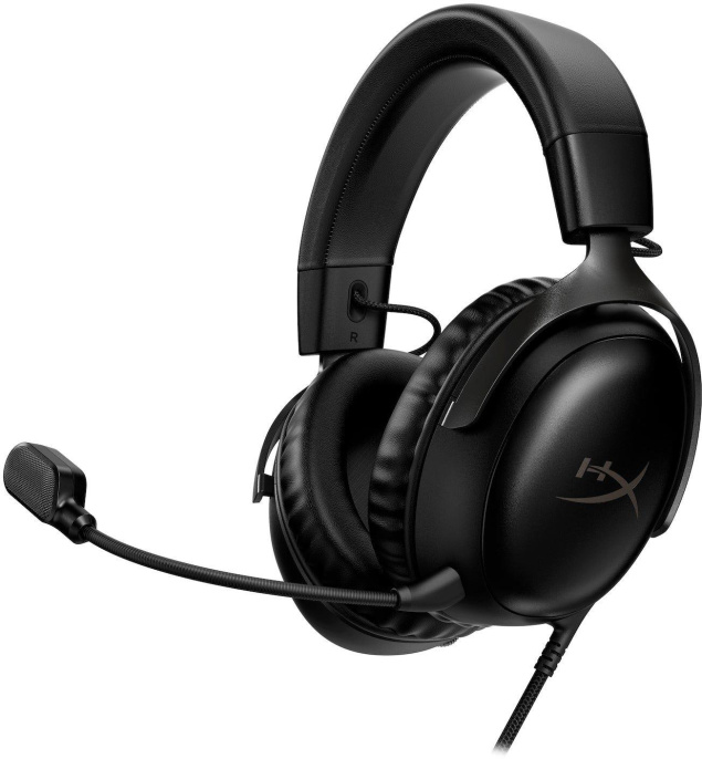 Наушники с микрофоном HyperX Cloud III черный 1.2м мониторные оголовье 727A8AA
