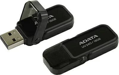 Накопитель A-DATA UV240 AUV240-16G-RBK USB2.0 Flash Drive 16Gb