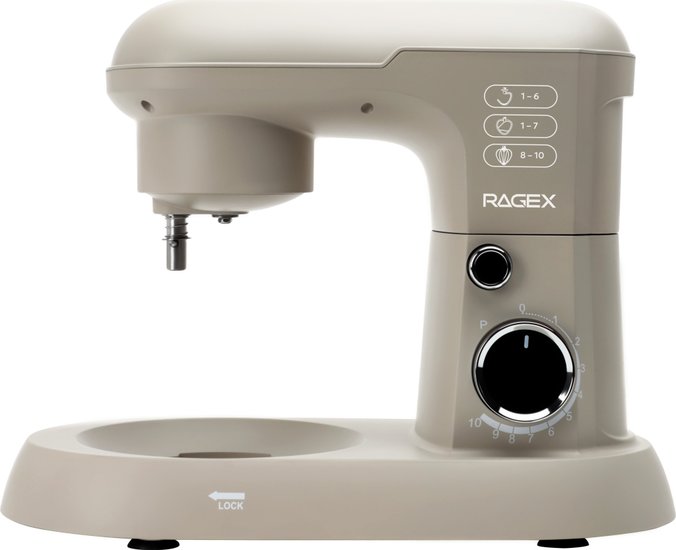 Планетарный миксер 3 в 1 RAGEX R006-110, 4л, 1500Вт, цвет: 110 (бежевый)