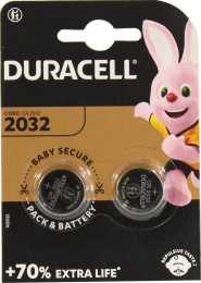 Батарейки Duracell CR2032-2BL 2 шт. в уп-ке