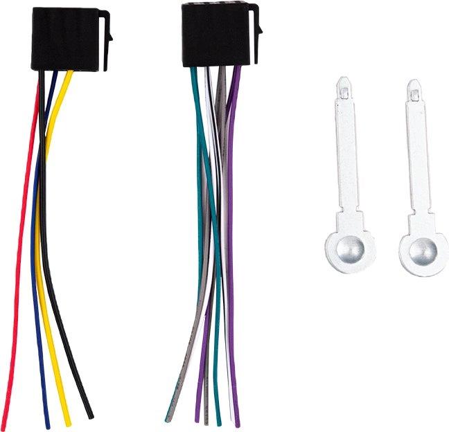 Автомагнитола ACV AVS-401UBW 1DIN 4x50Вт v5.0 USB 2.0 AUX 1.3" 2 RDS 43343