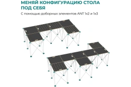 Доборный элемент для подстолья Lossew Q4 Ant 90 1x2 60x60см ANTDE9012