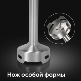 Блендер RED SOLUTION HB2901,  погружной,  серебристый/черный