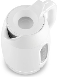 Чайник электрический Polaris PWK 0723DDW 1.7л. 2400Вт белый корпус: пластик