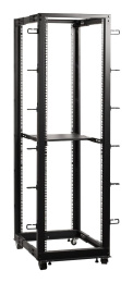 Стойка двухрамная Lanmaster (TWT-RACK2-42U-ADJ) 42U 480ммX560мм 1000кг черный