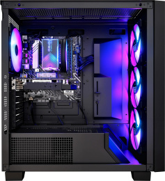 ПК Osio CyberLine C59i i5 12400F 2.5 16Gb SSD1Tb RTX3050 6Gb без ОС GbitEth 550W черный С59I-001B