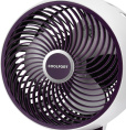 Вентилятор настольный Coolfort CF-2019 40Вт скоростей:3 ПДУ белый/фиолетовый